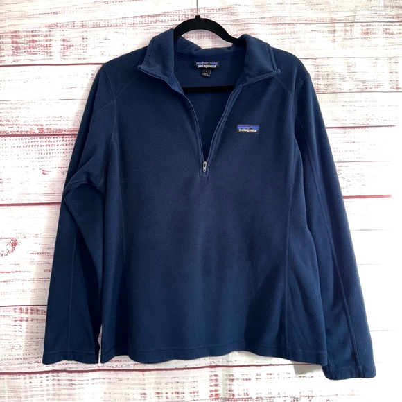 Patagonia Women's Blue Fleece Pullover - Picture 1 of 6
